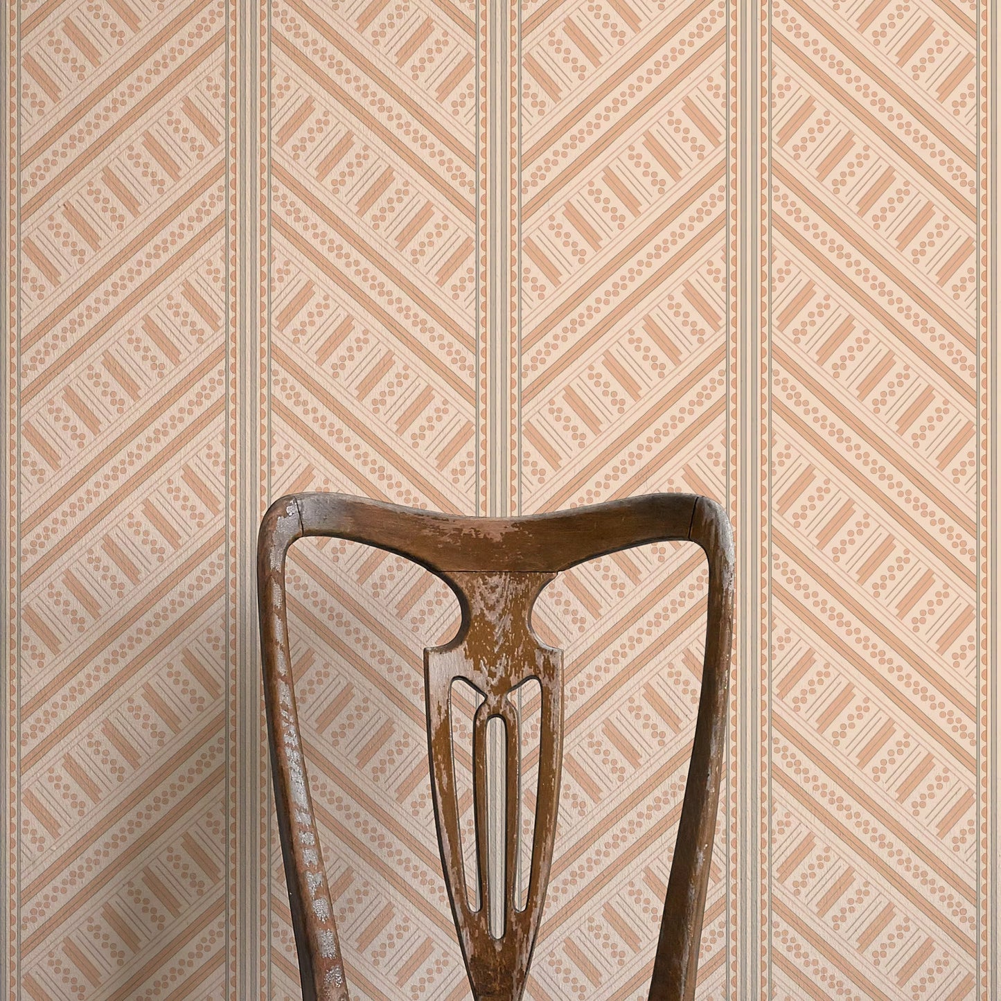 Vondel Wallpaper - Cream and Beige - Ottoline - W/VON/1 - Premier Wallcovering