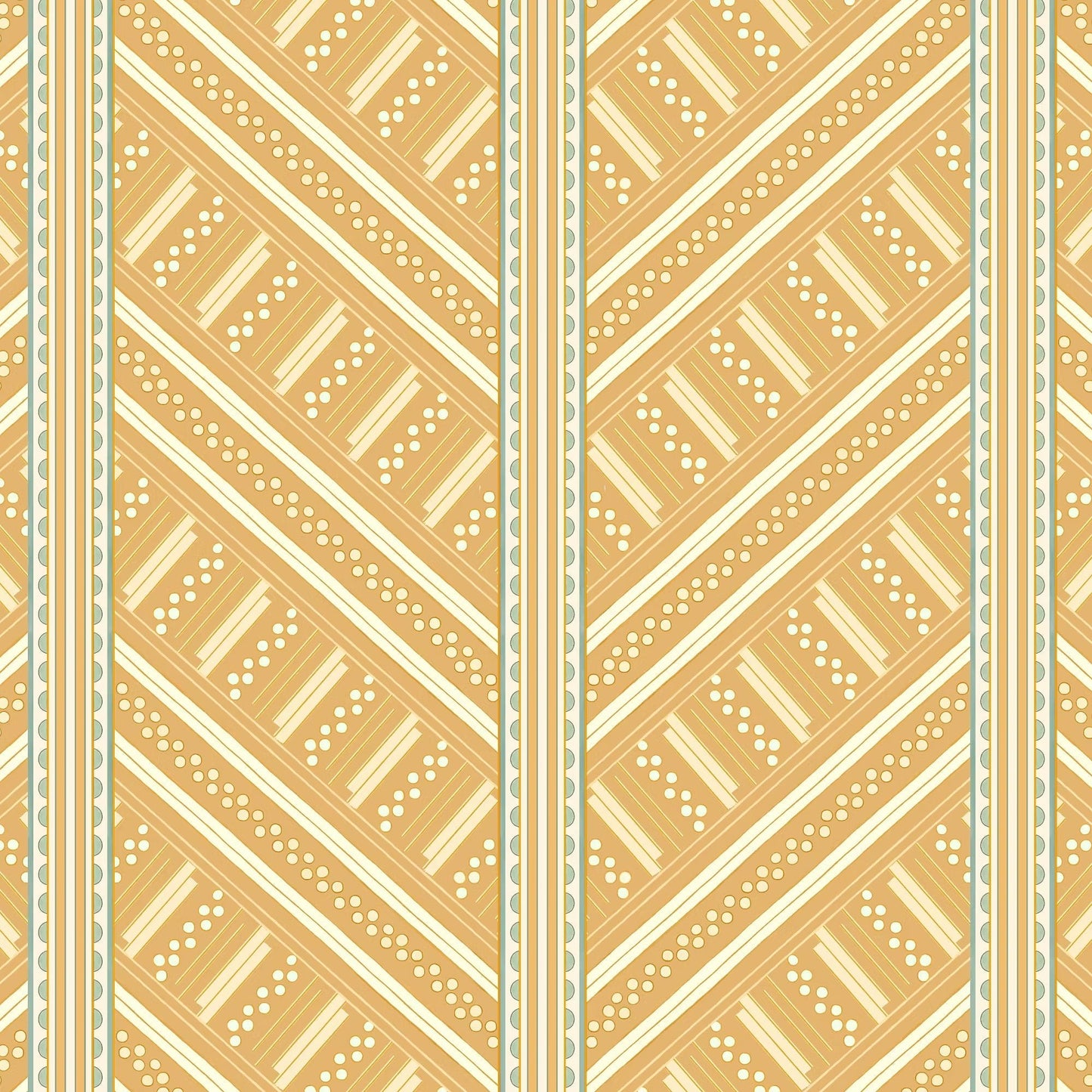Vondel Wallpaper - Ochre Yellow - Ottoline - W/VON/4 - Premier Wallcovering