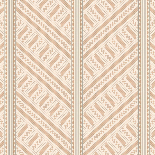 Vondel Wallpaper - Cream and Beige - Ottoline - W/VON/1 - Premier Wallcovering
