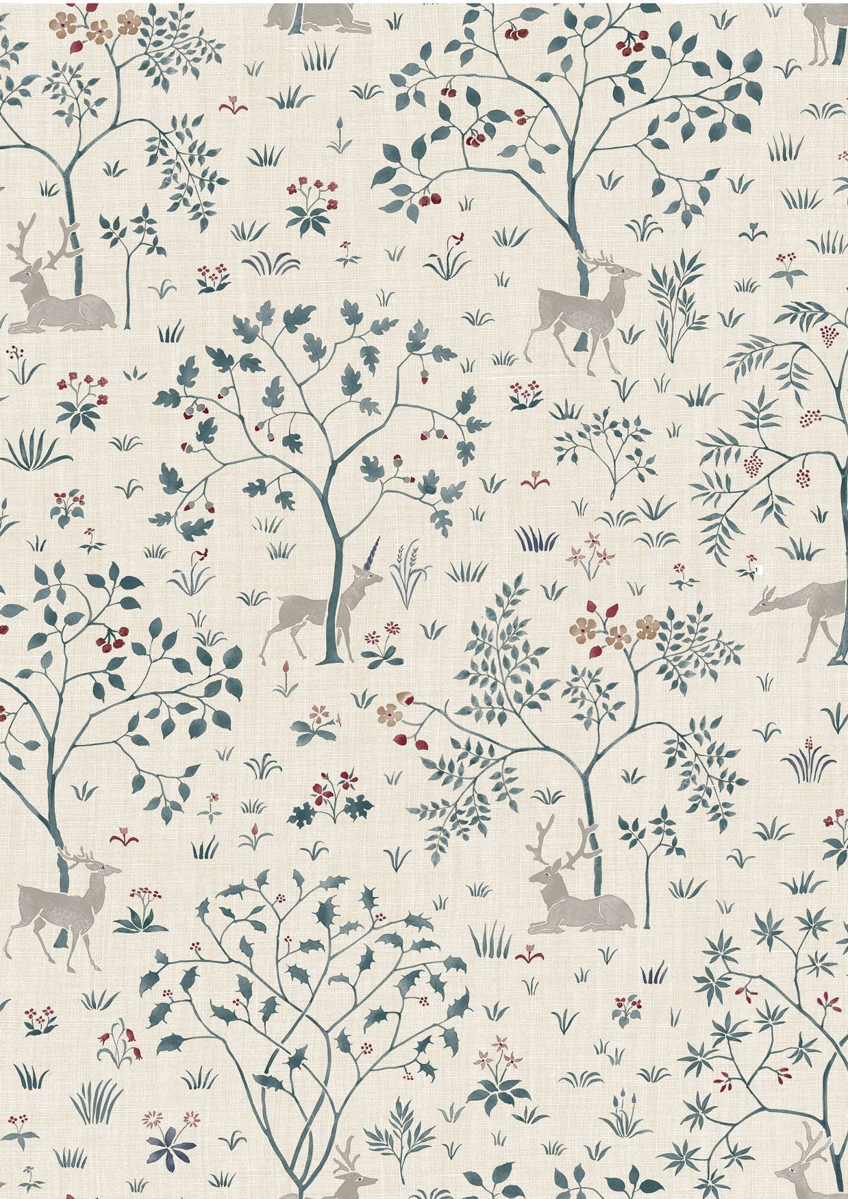 Voysey Park Wallpaper - Cluny - Lewis & Wood - Premier Wallcovering