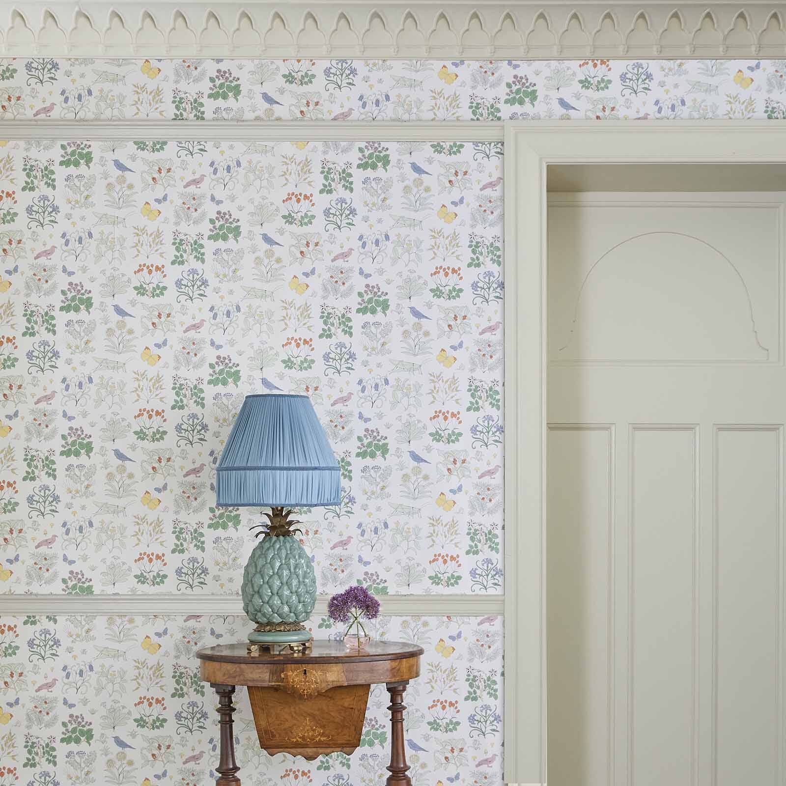 Voysey's Garden Wallpaper - Off - White - House of Hackney - 6 - WA - VOY - DI - WHT - XXX - Premier Wallcovering