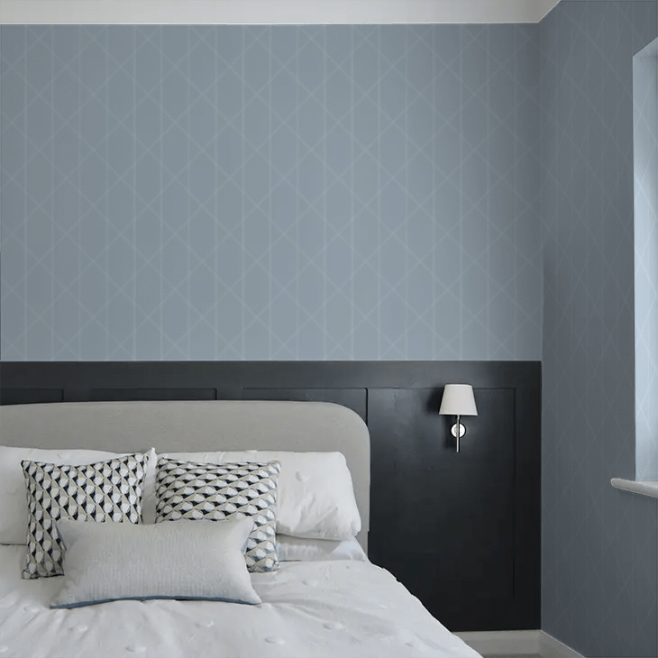 Walcott Wallpaper - Blue - A Street Prints - FD26607 - Premier Wallcovering