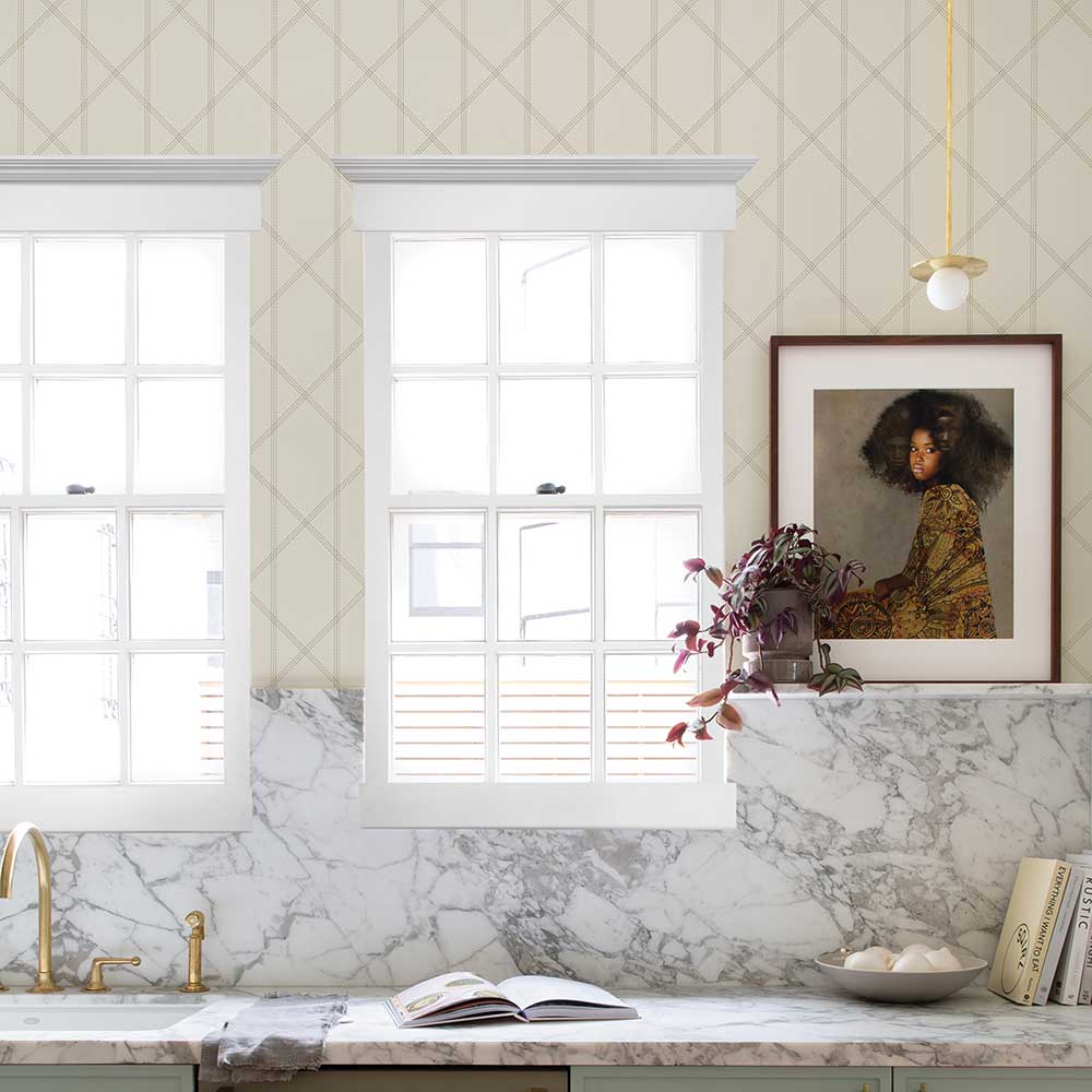 Walcott Wallpaper - Natural - A Street Prints - FD26608 - Premier Wallcovering