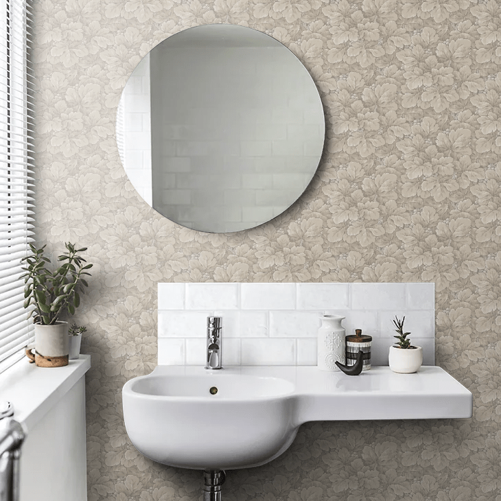 Waldemar Wallpaper - Beige - Boråstapeter - 4588 - Premier Wallcovering