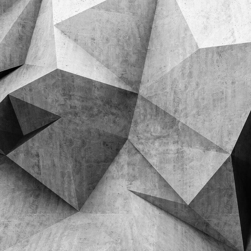 3D Concrete Wall Mural - Silver - Anaglypta - 5496-8 - Premier Wallcovering