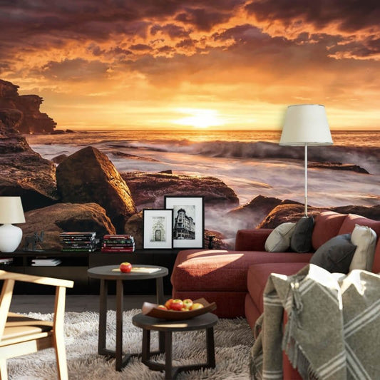 Cape Solander Wall Mural - Multi - Anaglypta - 5545-8 - Premier Wallcovering