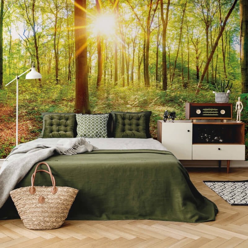 Deep in the Woods Wall Mural - Multi - Anaglypta - 5502-8 - Premier Wallcovering