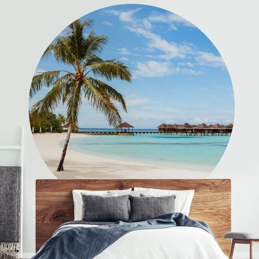 Maledives Wall Mural - Multi - Anaglypta - 5574-R - Premier Wallcovering
