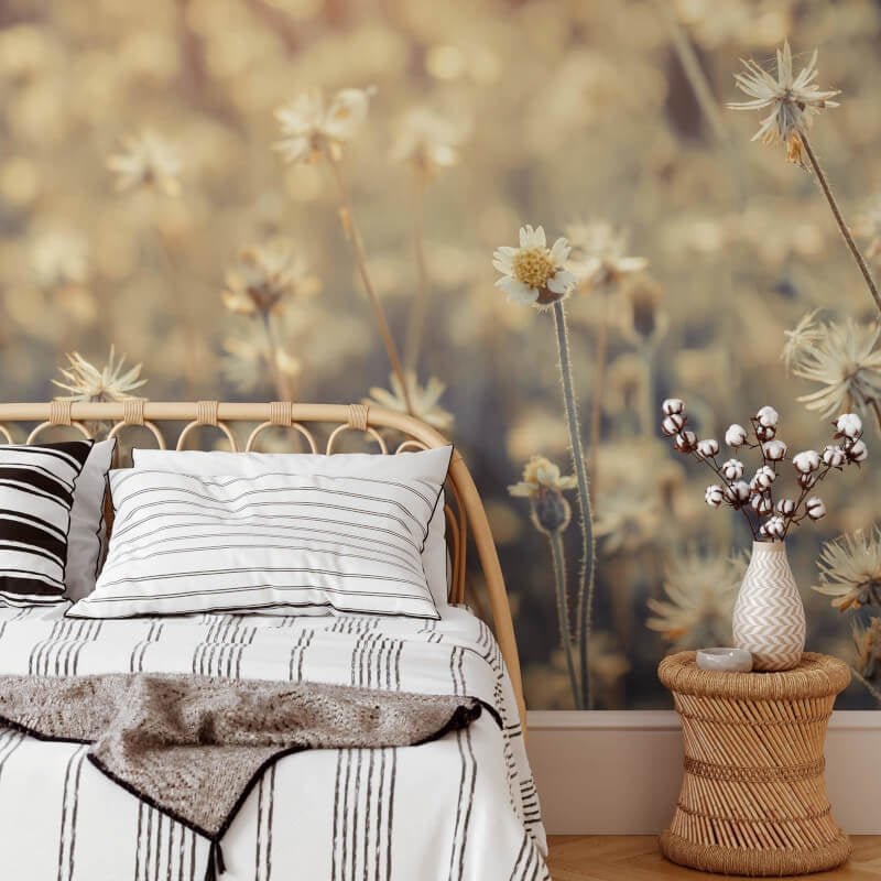 Mexican Daisy Wall Mural - Multi - Anaglypta - 5513-8 - Premier Wallcovering