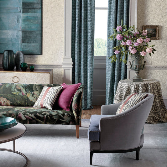 Wallis Wallpaper - Snow - ZDAR312868 - Zoffany - Premier Wallcovering