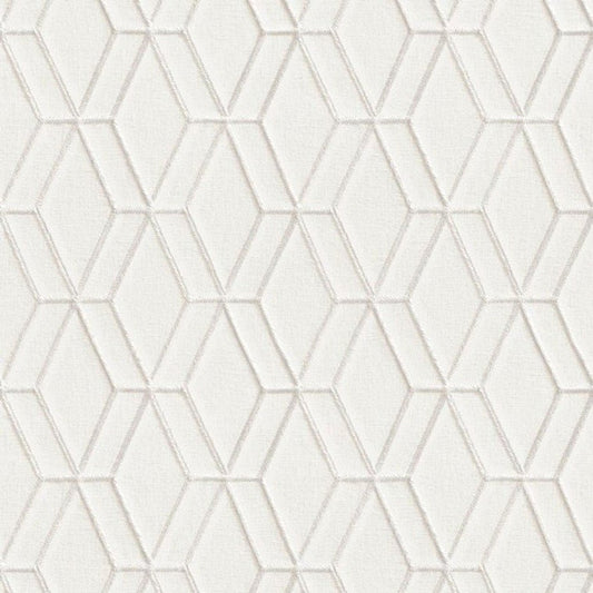 Wallstitch Wallpaper - White - Design ID - DE120061 - Premier Wallcovering