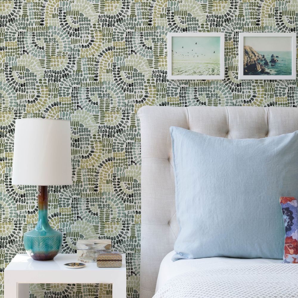 Wanderer Wallpaper - Green - A Street Prints - FD27217 - Premier Wallcovering