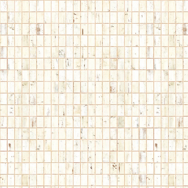 Waste Tiles Wallpaper - White - NLXL - PHE - 26 - Premier Wallcovering