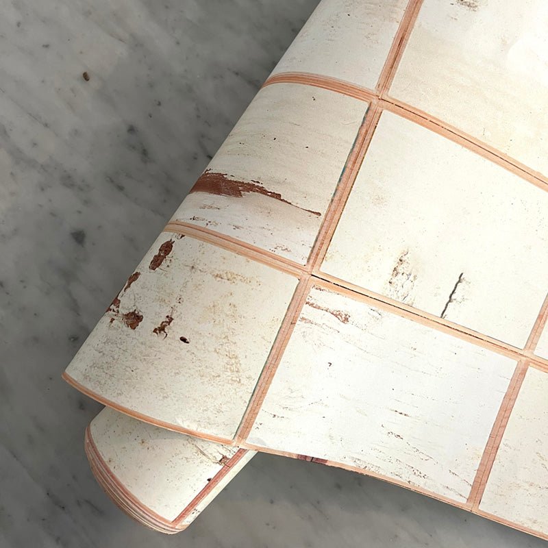 Waste Tiles Wallpaper - White - NLXL - PHE - 26 - Premier Wallcovering