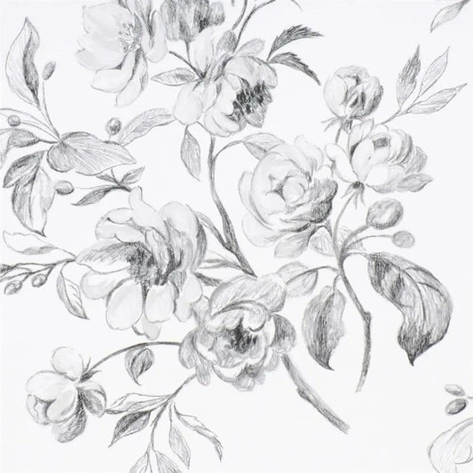 Watelet Wallpaper - Black And White - Designers Guild - P540/01 - Premier Wallcovering