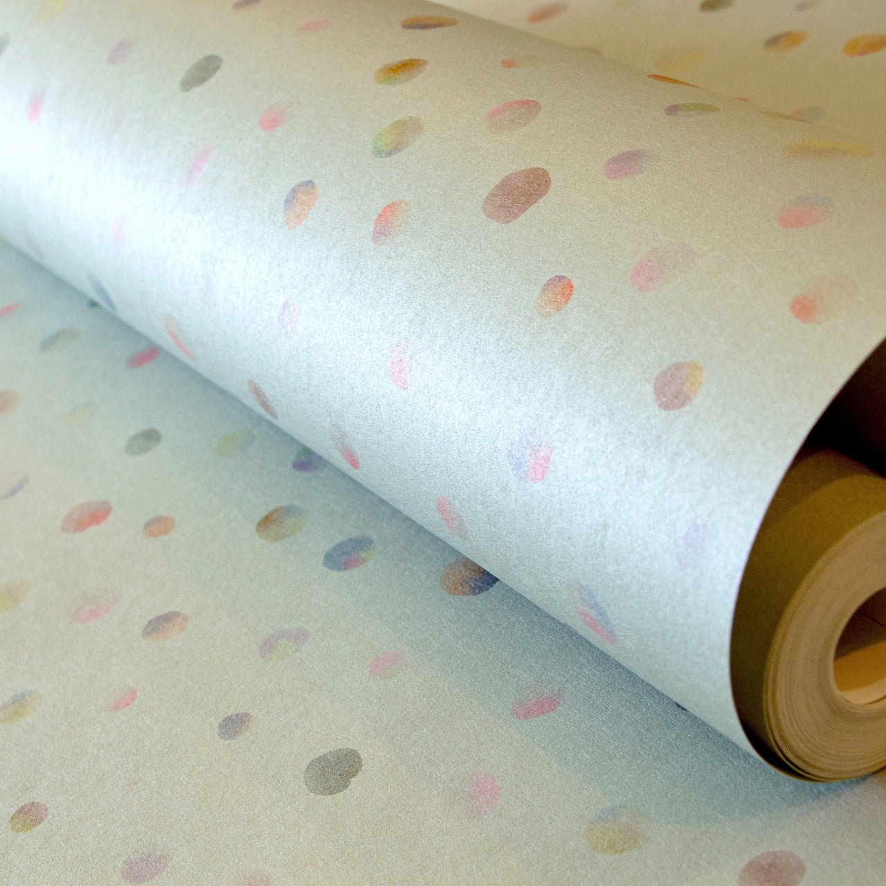 Watercolor Dots Great Kids Wallpaper - Sage - Hohenberger - 26836 - Premier Wallcovering