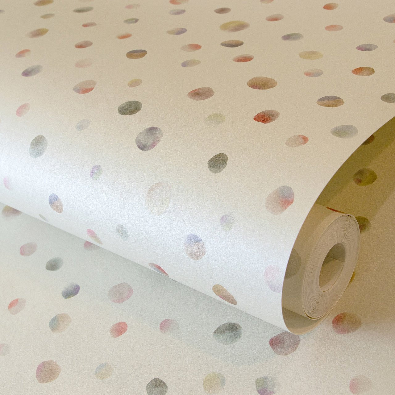 Watercolor Dots Great Kids Wallpaper - Beige - Hohenberger - 26838 - Premier Wallcovering