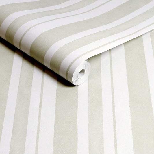 Watercolour Stripe Wallpaper - Shabby Chic - 125115 - Premier Wallcovering