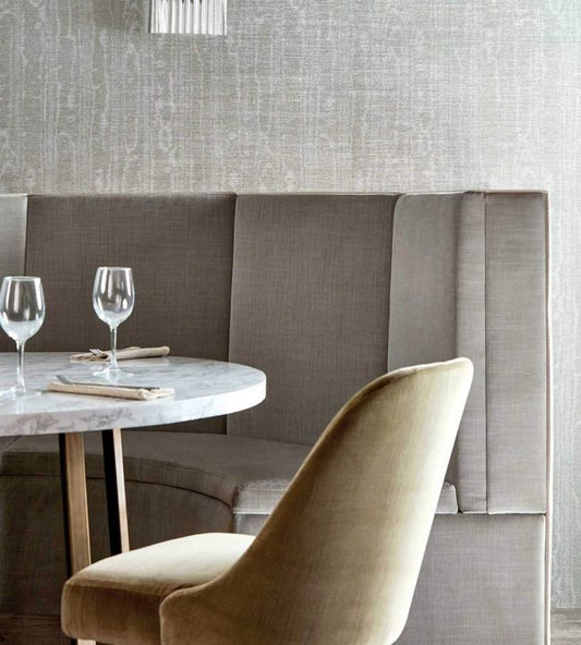 Watered Silk Wallpaper - Bone Black - ZRHW312911 - Zoffany - Premier Wallcovering