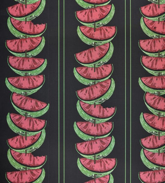 Watermelon Wallpaper - Charcoal - BG1800101 - Barneby Gates - Premier Wallcovering