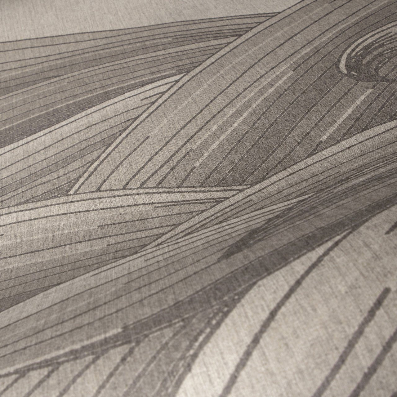 Waves Crafted Wall Mural - Taupe/ Grey - Hohenberger - 26786 - Premier Wallcovering