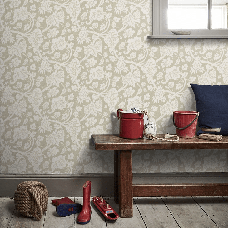 Westcombe Wallpaper - Stone Cream - Timothy Wilman - TW2575 - Premier Wallcovering