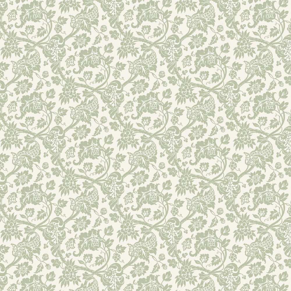 Westcombe Wallpaper - Fern Green - Timothy Wilman - TW2572 - Premier Wallcovering