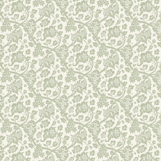 Westcombe Wallpaper - Fern Green - Timothy Wilman - TW2572 - Premier Wallcovering