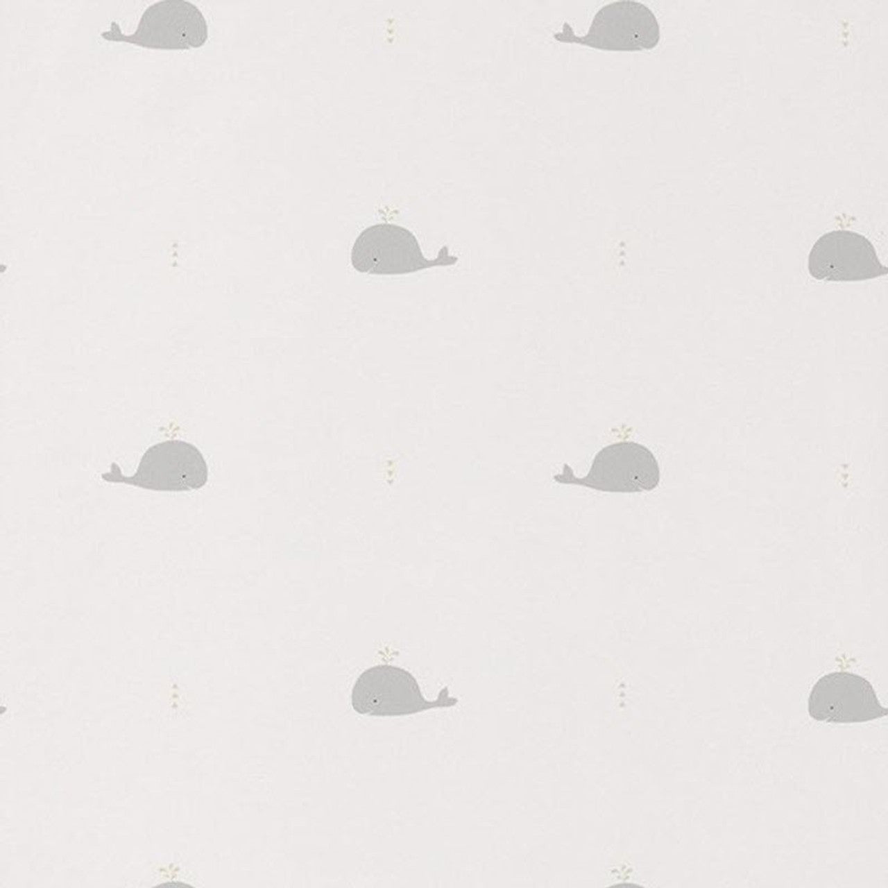 Whale Happy Dreams Wallpaper - Beige And Gris - Casadeco - 82791121 - Premier Wallcovering