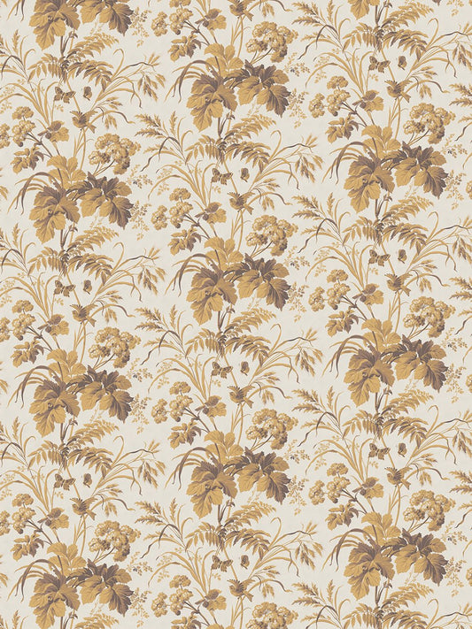Where The Wildflowers Grow Wallpaper - Mustard - Divine Savages - DVS163-WLD-FLOW-MUST-WR - Premier Wallcovering