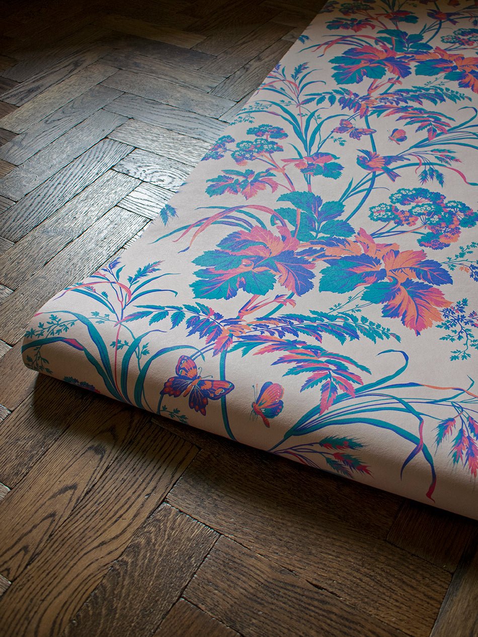 Where The Wildflowers Grow Wallpaper - Warhol - Divine Savages - DVS167-WLD-FLOW-WARH-WR - Premier Wallcovering