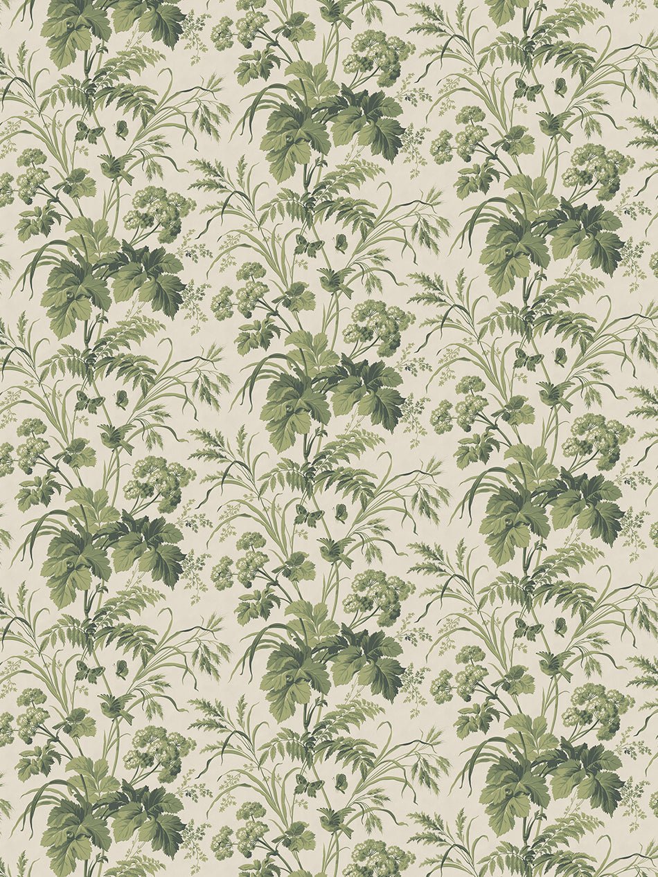 Where The Wildflowers Grow Wallpaper - Sage - Divine Savages - DVS164-WLD-FLOW-SAGE-WR - Premier Wallcovering