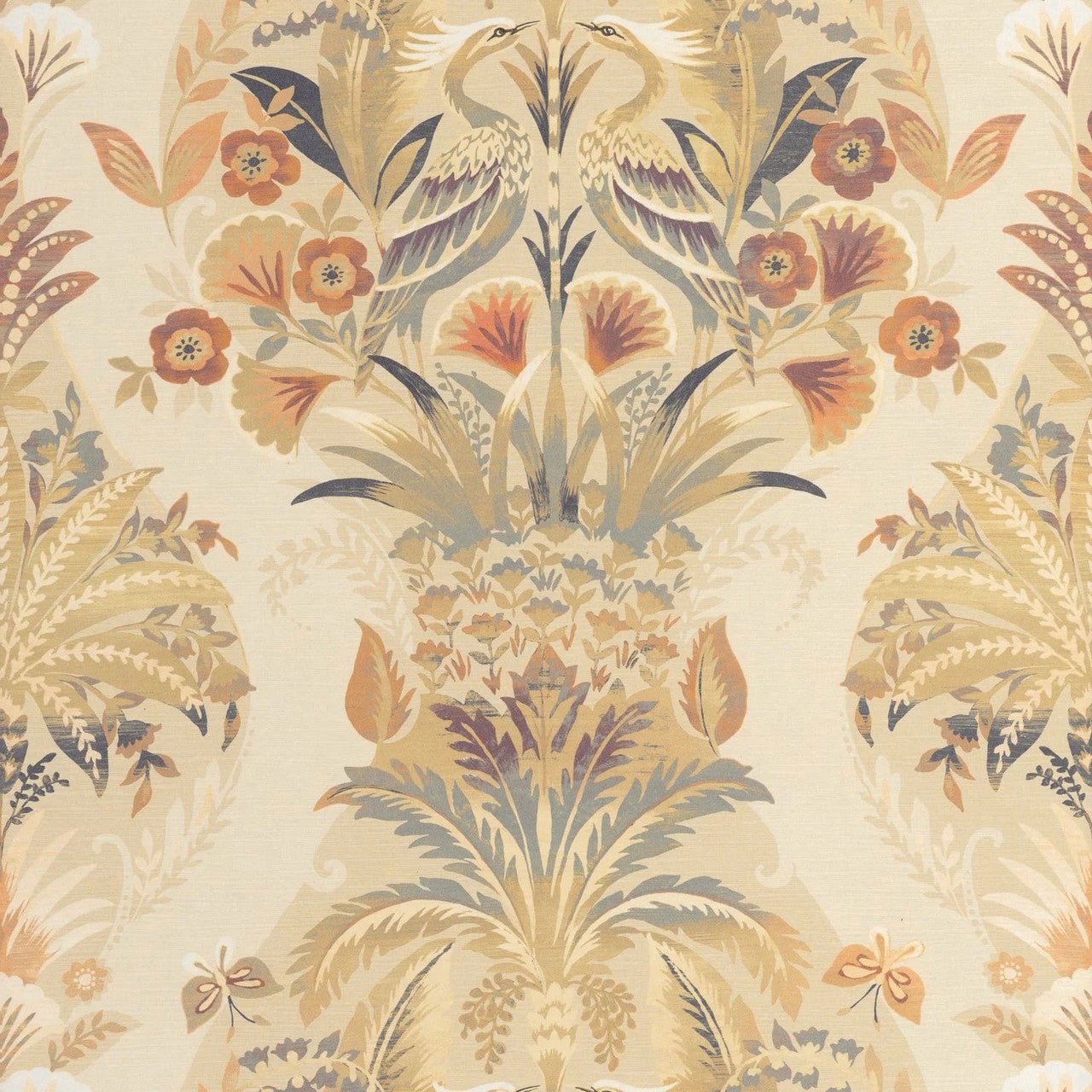 Whisper Heritage Wallpaper - Beige Creme - Casadeco - 201221900 - Premier Wallcovering