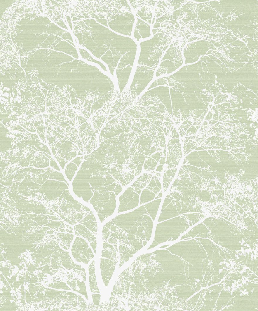 Whispering Trees Wallpaper - Green - Holden Décor - 65620 - Premier Wallcovering