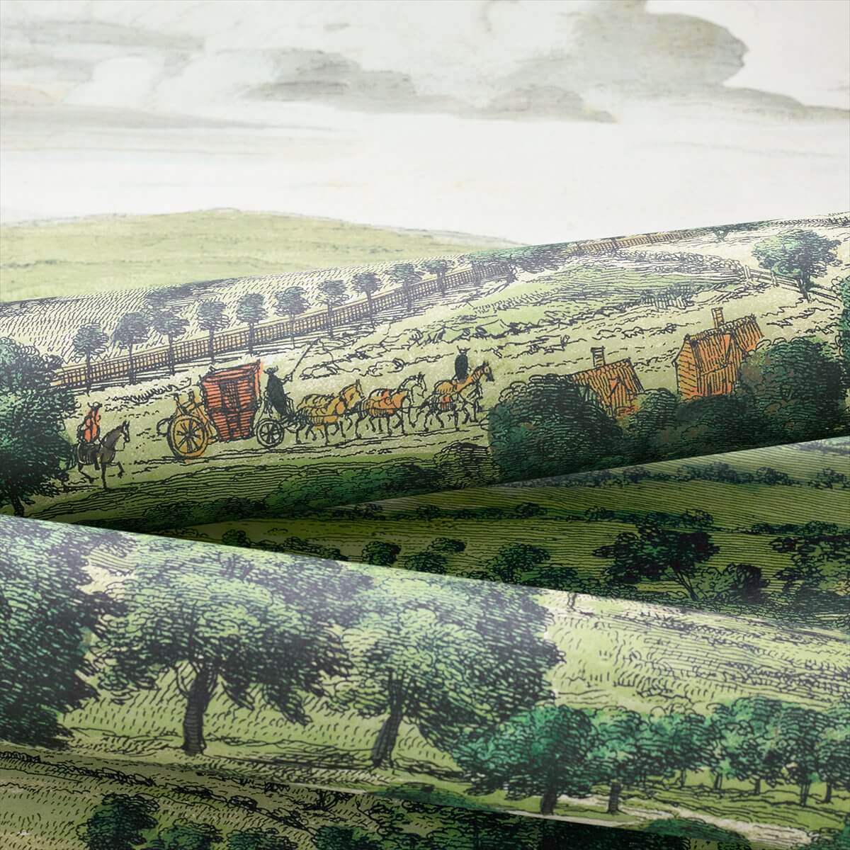 Whitcombe Park Mural Wallpaper - Natural - ATM57888 - Anna French - Premier Wallcovering