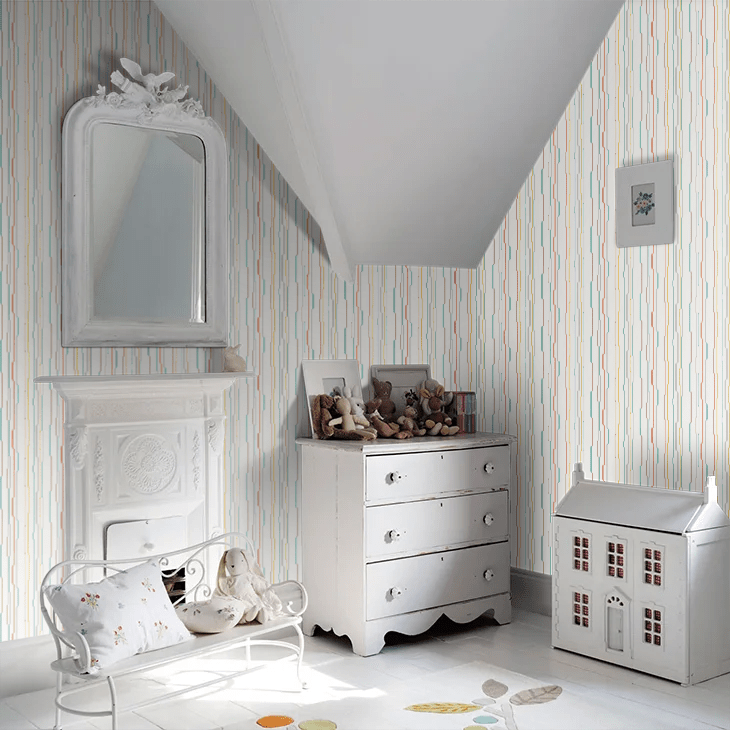 Wibble Wobble Wallpaper - Dandelion - Ohpopsi - WGU50117W - Premier Wallcovering