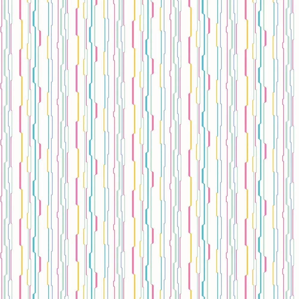 Wibble Wobble Wallpaper - Bubblegum - Ohpopsi - WGU50114W - Premier Wallcovering