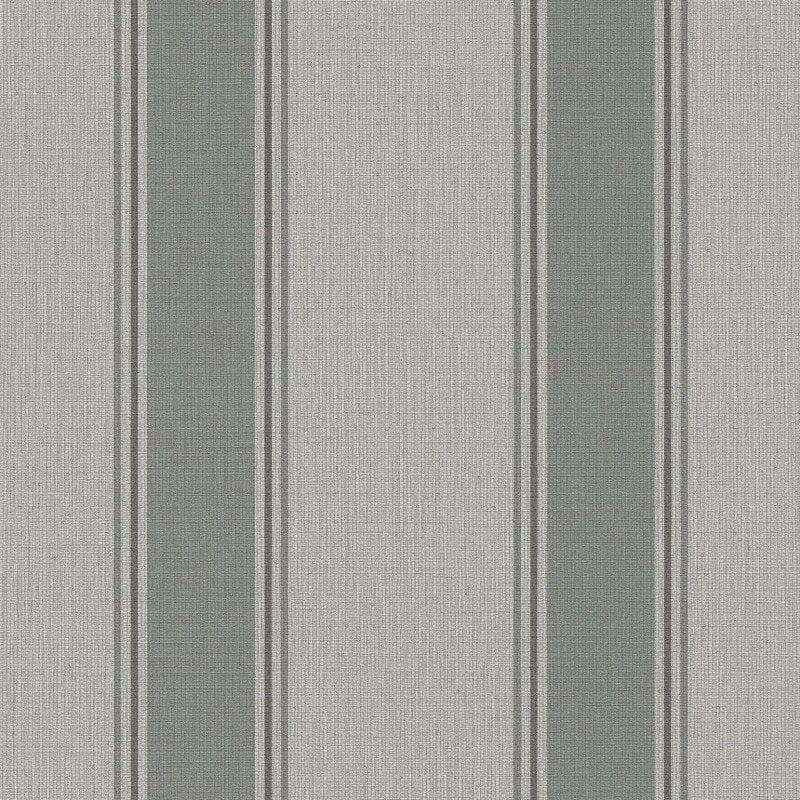 Wide Linear Stripe Wallpaper - Grey - Michalsky Living - 39983-3 - Premier Wallcovering