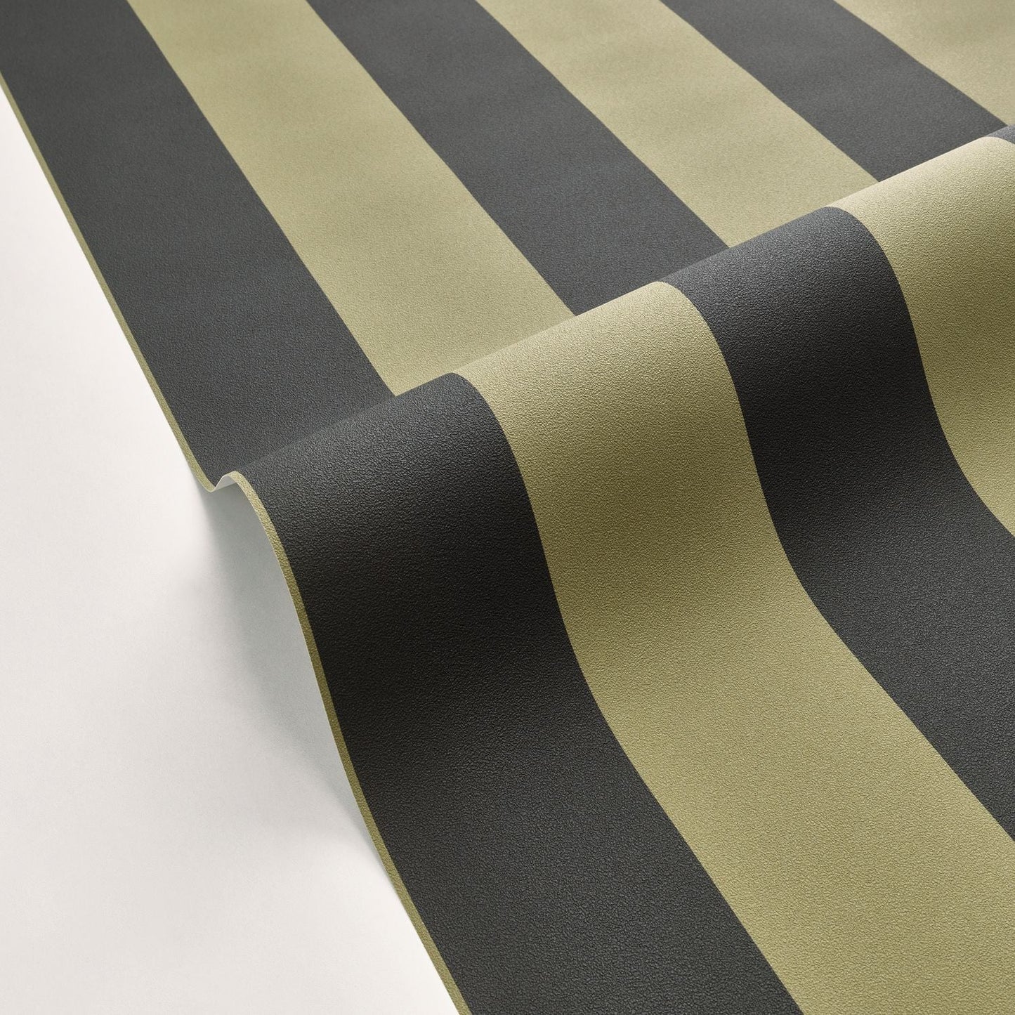 Wide Lines Wallpaper - Olive Noir - Caselio - 104027390 - Premier Wallcovering