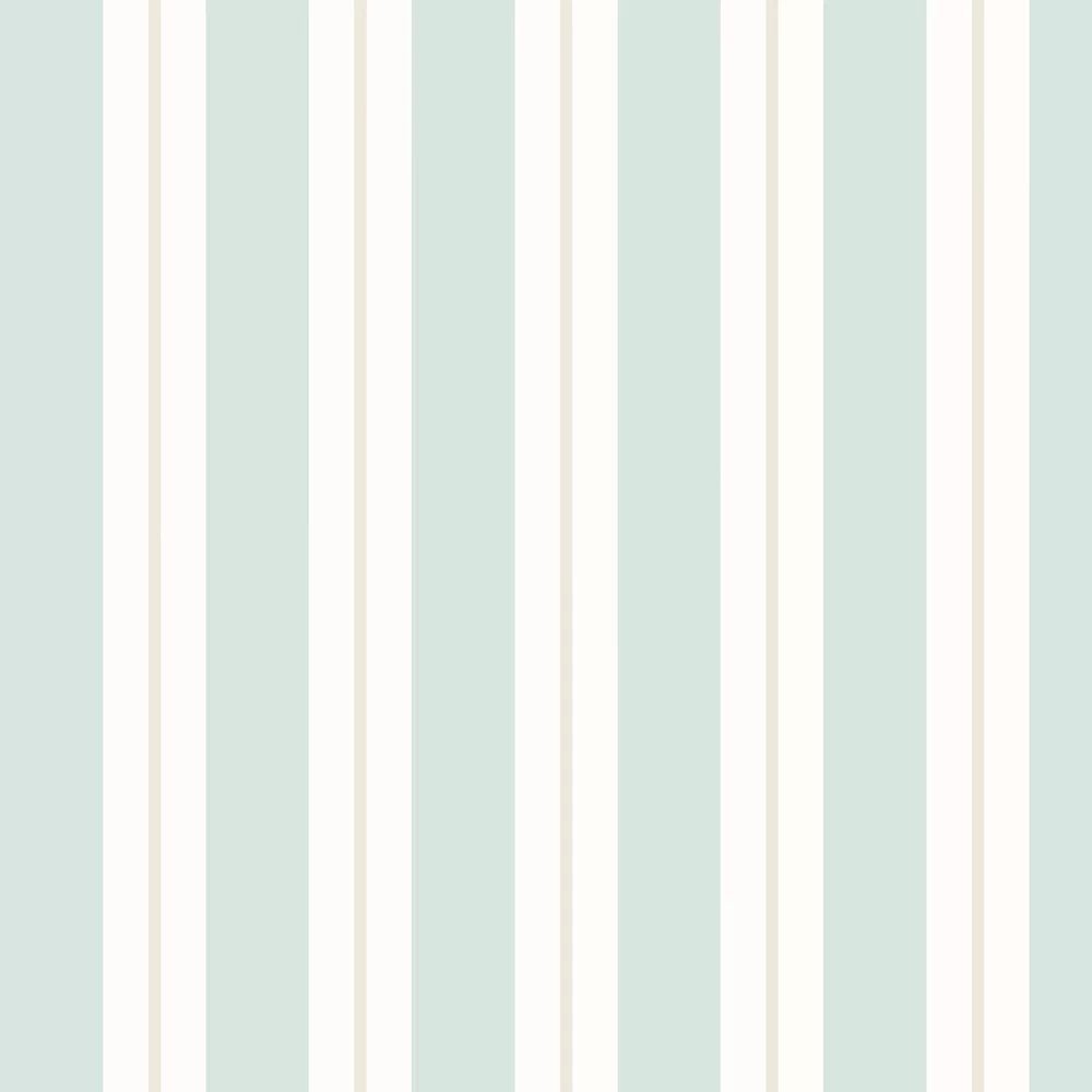 Wide Multi Stripe Wallpaper - Seafoam - Ohpopsi - SIS50134W - Premier Wallcovering
