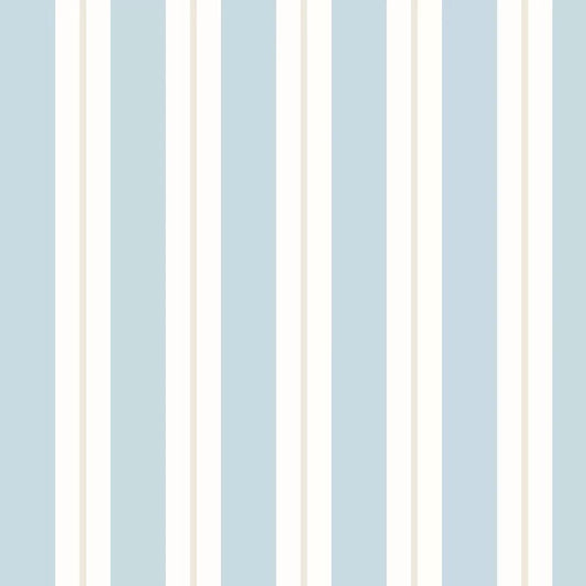 Wide Multi Stripe Wallpaper - Wedgewood - Ohpopsi - SIS50133W - Premier Wallcovering