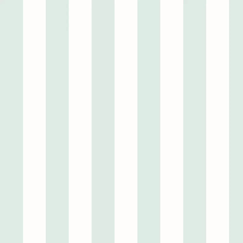 Wide Stripe Wallpaper - Seafoam - Ohpopsi - SIS50145W - Premier Wallcovering