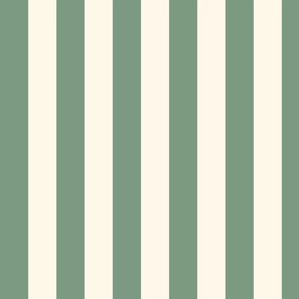 Wide Stripe Wallpaper - Moss - Ohpopsi - SIS50147W - Premier Wallcovering
