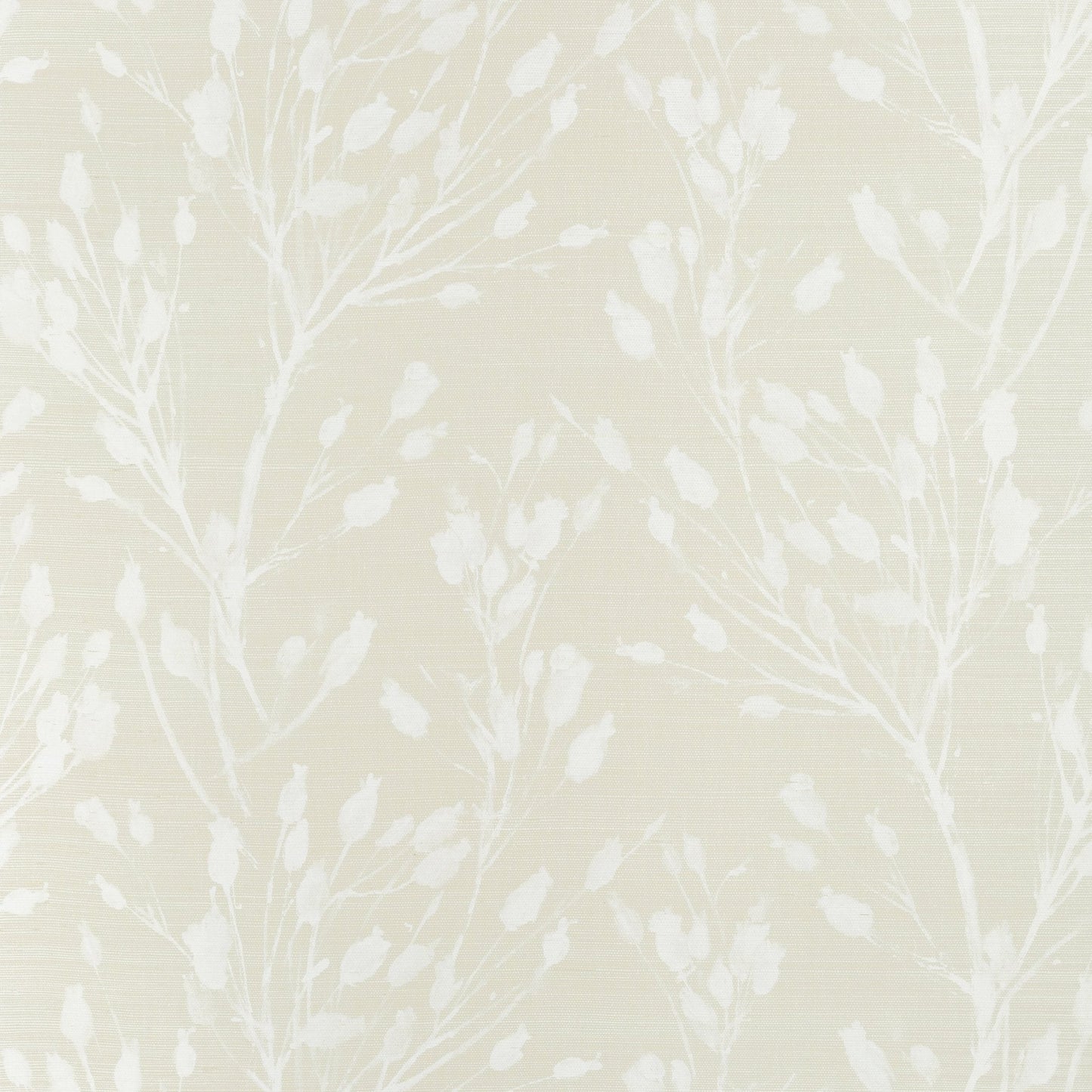 Wild Flower Wallpaper - Beige - Thibaut - T27023 - Premier Wallcovering
