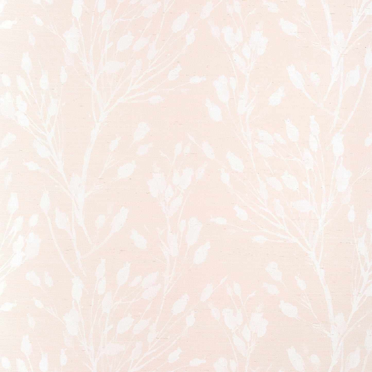 Wild Flower Wallpaper - Blush - Thibaut - T27024 - Premier Wallcovering