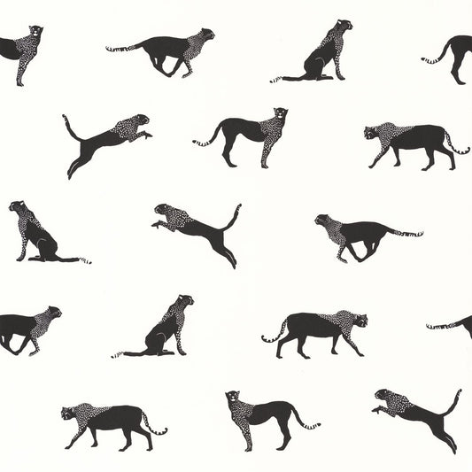 Wild Forest Wallpaper - Noir Blanc - Caselio - 101140096 - Premier Wallcovering