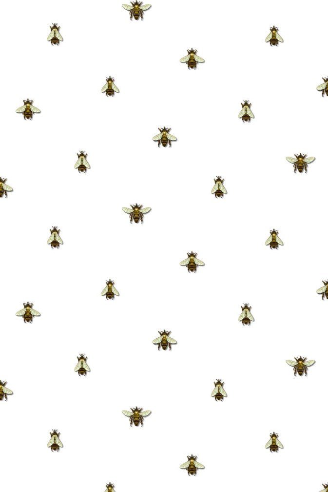Wild Honey Bee Spot Wallpaper - Original Spot - Timorous Beasties - WHB/PRL/02 - Premier Wallcovering