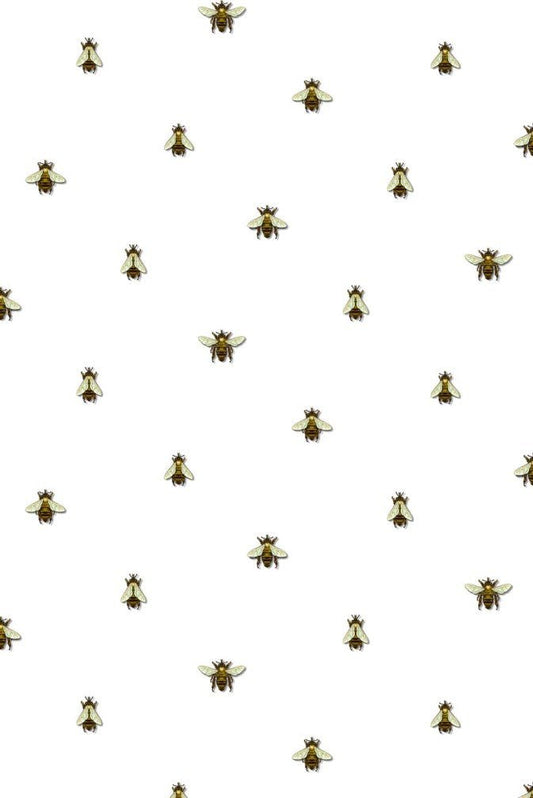 Wild Honey Bee Spot Wallpaper - Original Spot - Timorous Beasties - WHB/PRL/02 - Premier Wallcovering