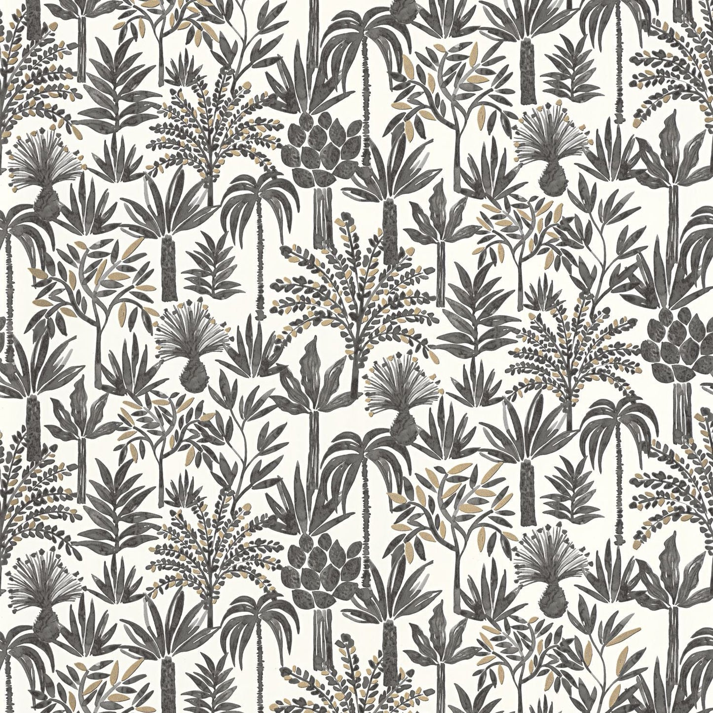 Wild Life Wallpaper - Blanc Noir - Caselio - 104350957 - Premier Wallcovering