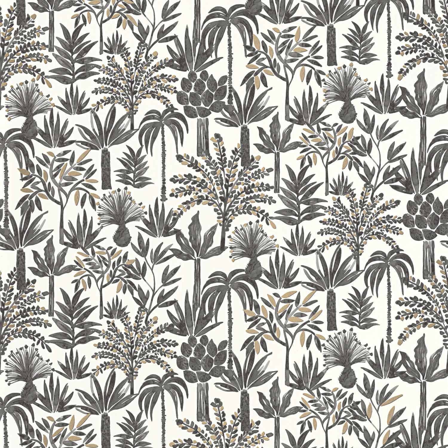 Wild Life Wallpaper - Blanc Noir - Caselio - 104350957 - Premier Wallcovering